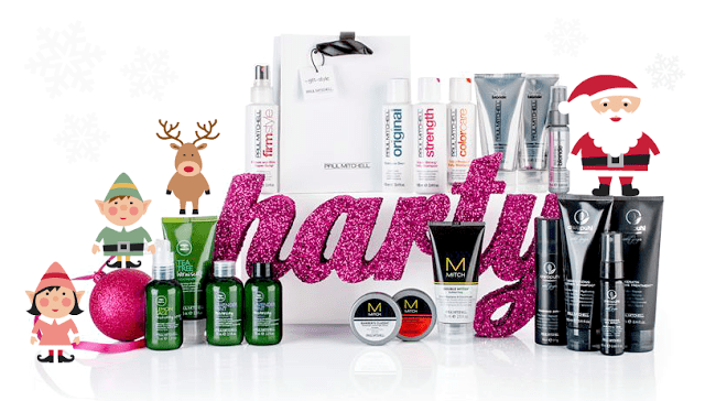 Paul Mitchell christmas gifts banner